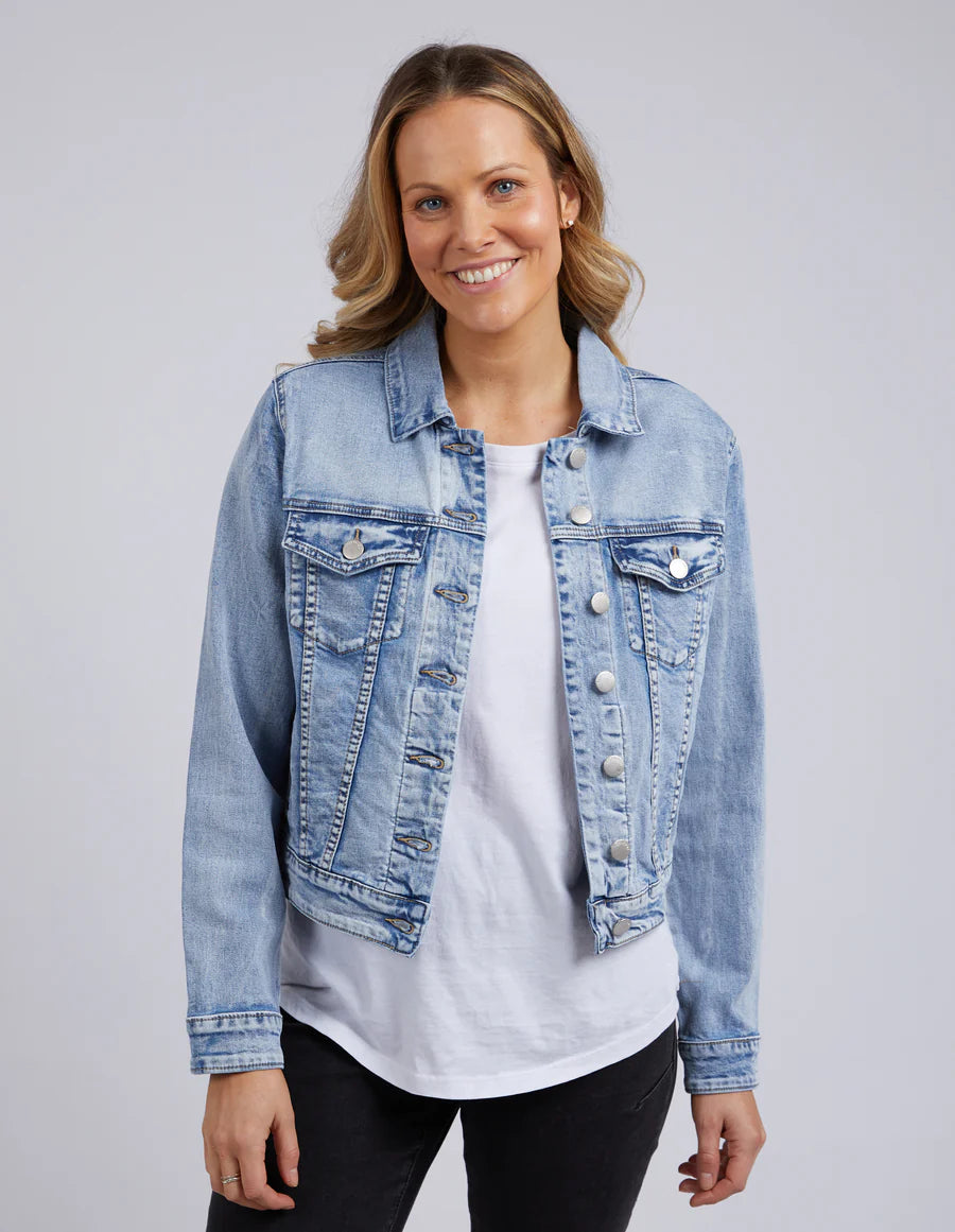 Foxwood Georgia Denim Jacket Light Blue Denim