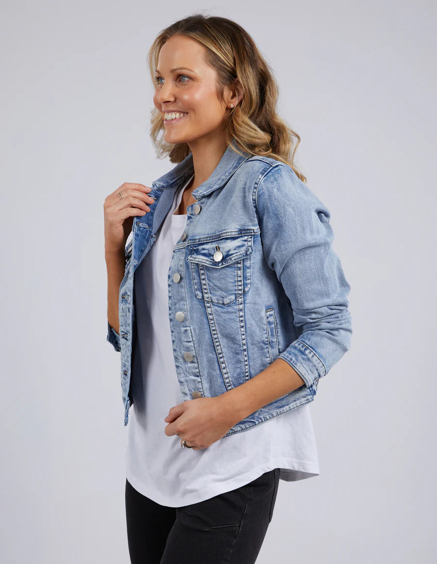 Foxwood Georgia Denim Jacket Light Blue Denim