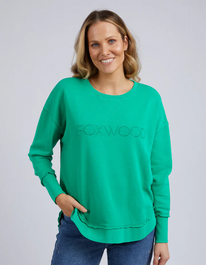 Foxwood Simplified Crew Bright Green