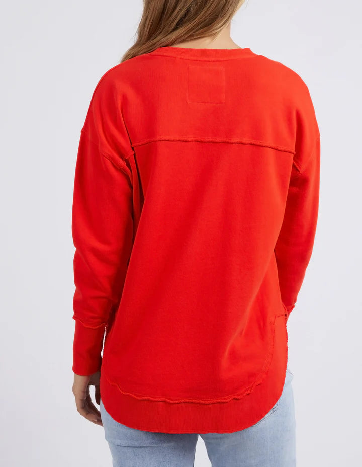 Foxwood Simplified Crew Bright Red