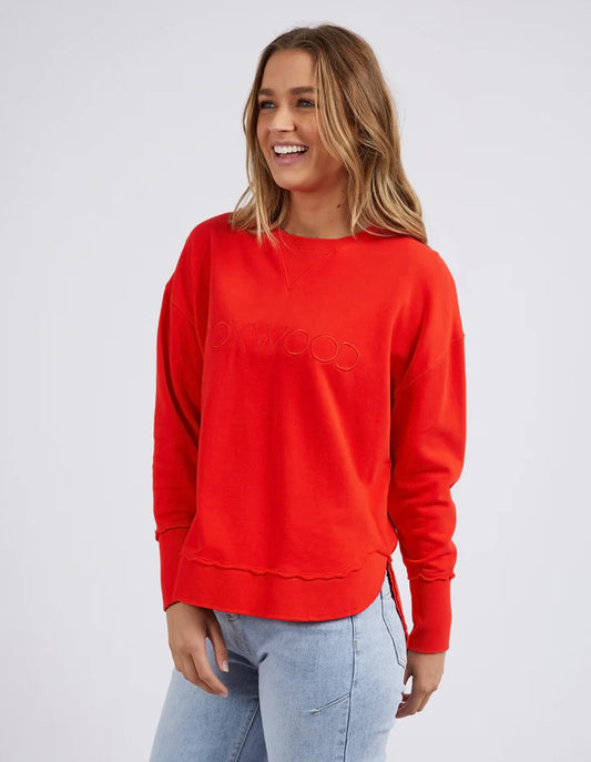 Foxwood Simplified Crew Bright Red