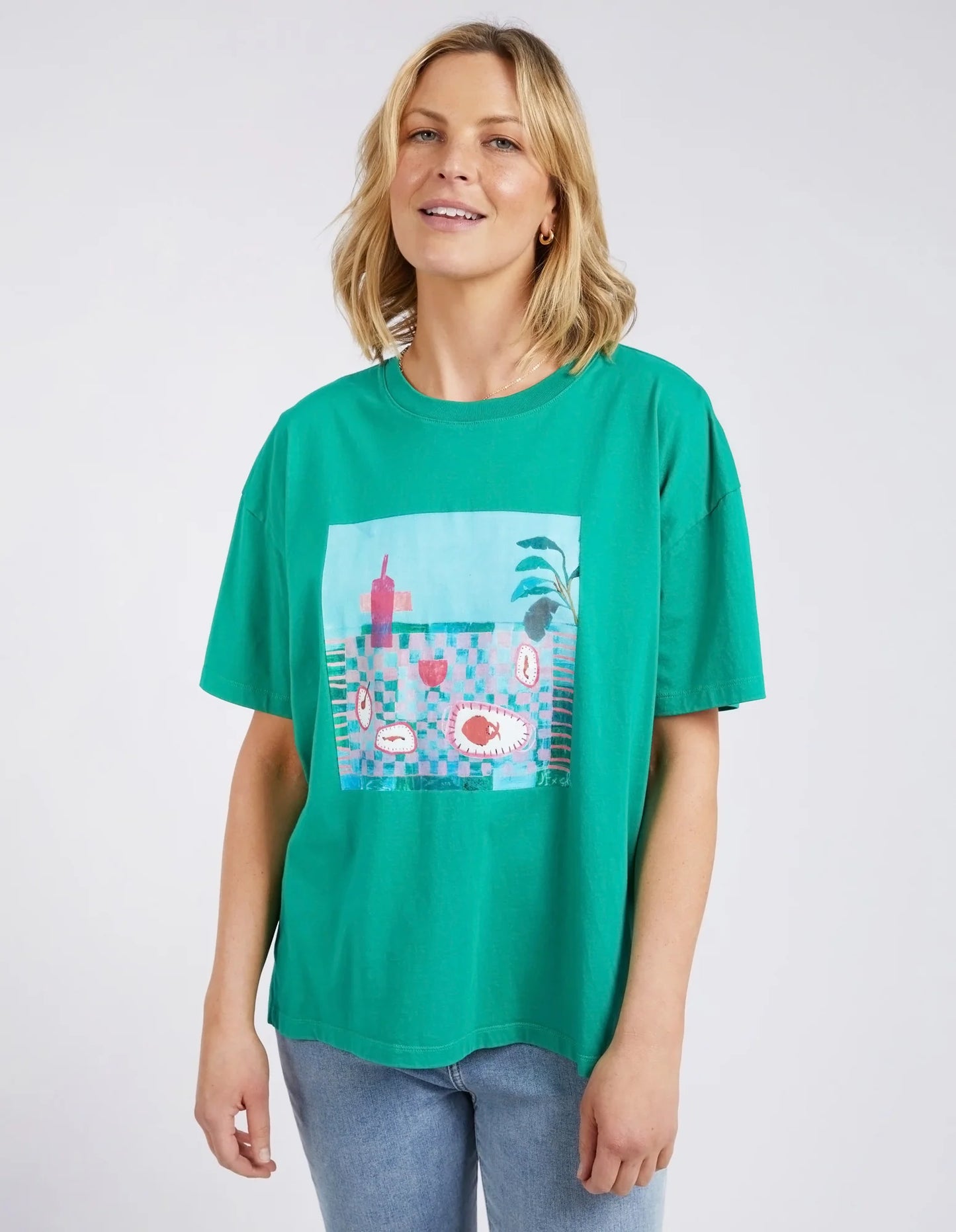 Elm Island In The Sun Tee Goodness Green