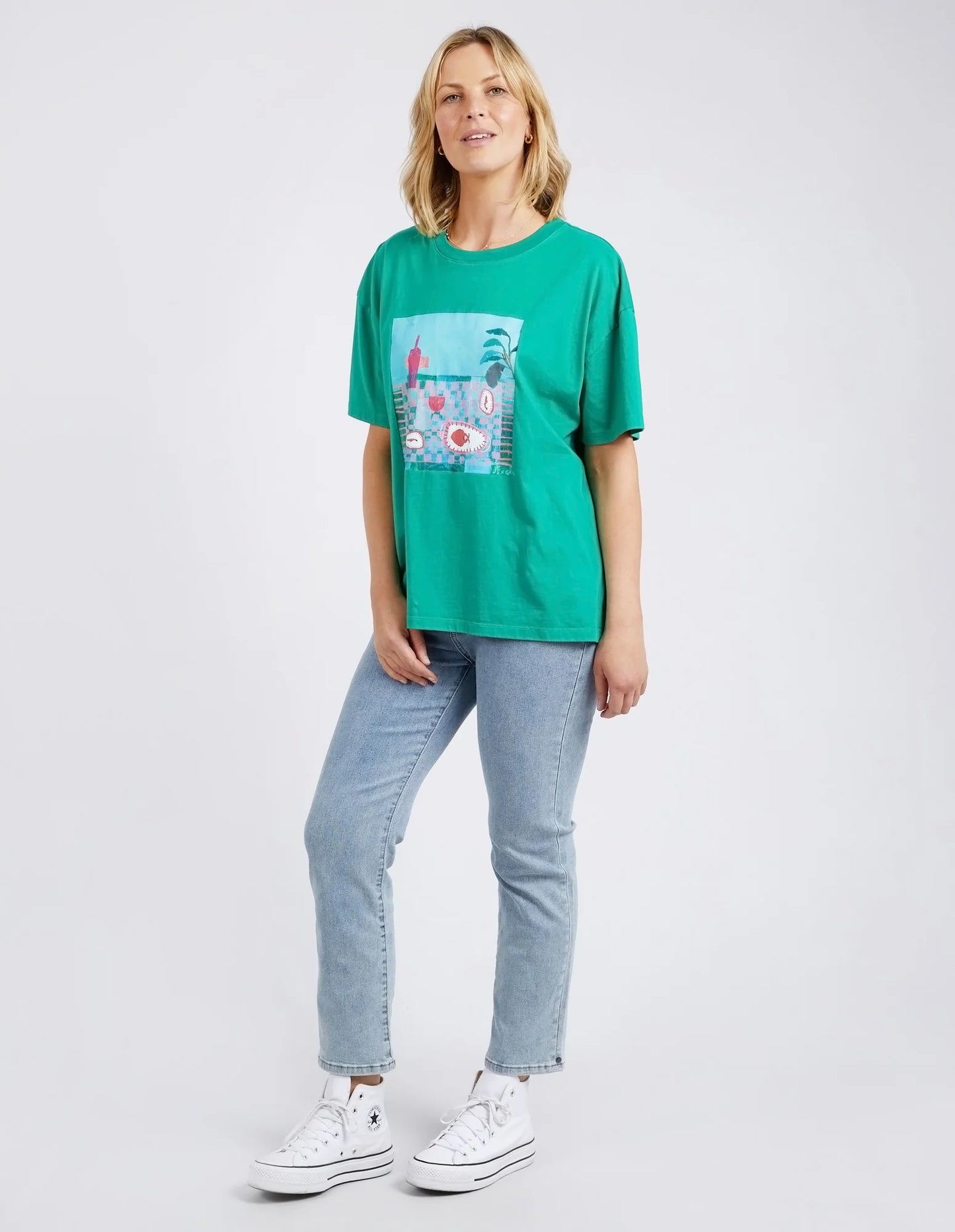 Elm Island In The Sun Tee Goodness Green