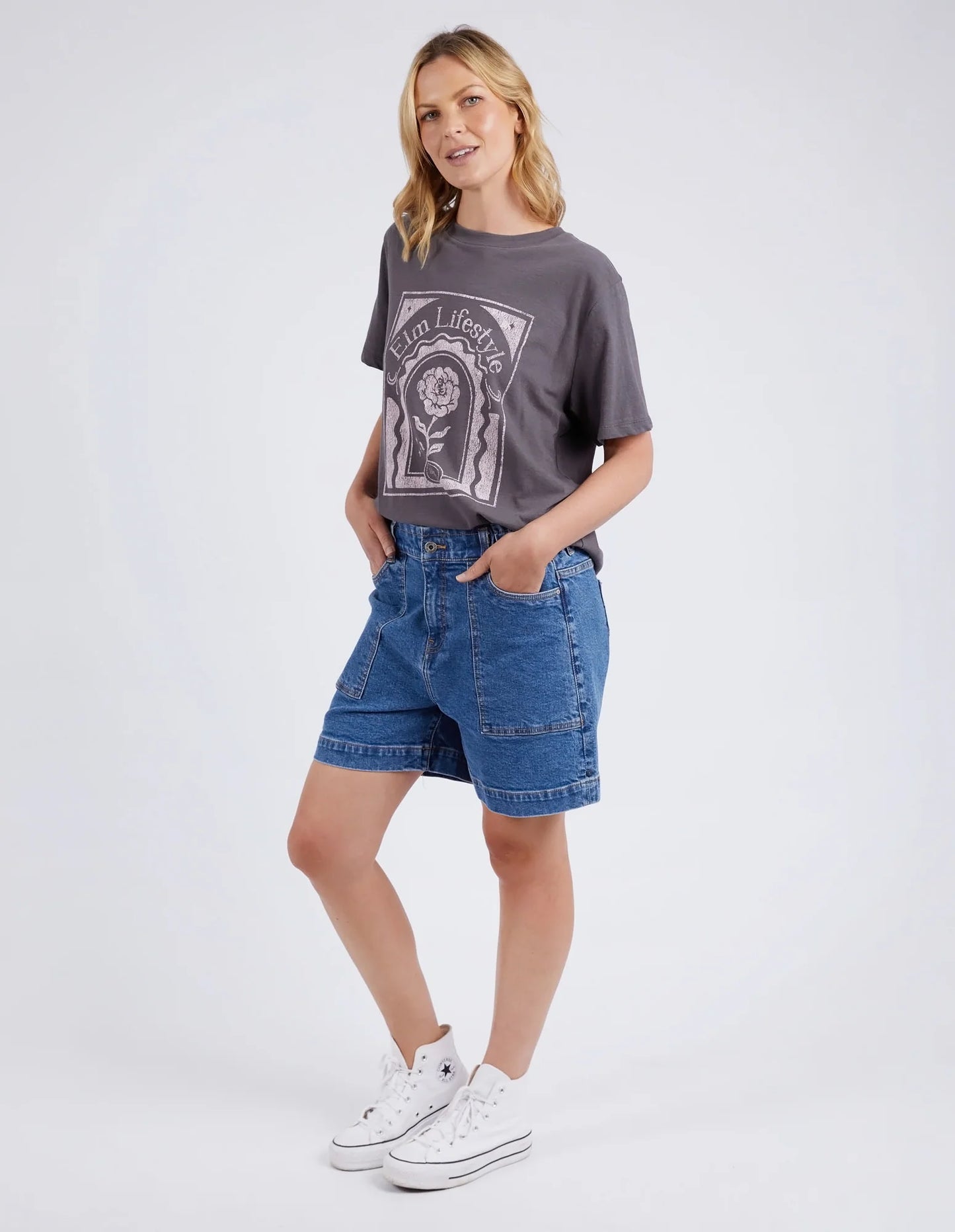 Elm Accolade Tee Charcoal