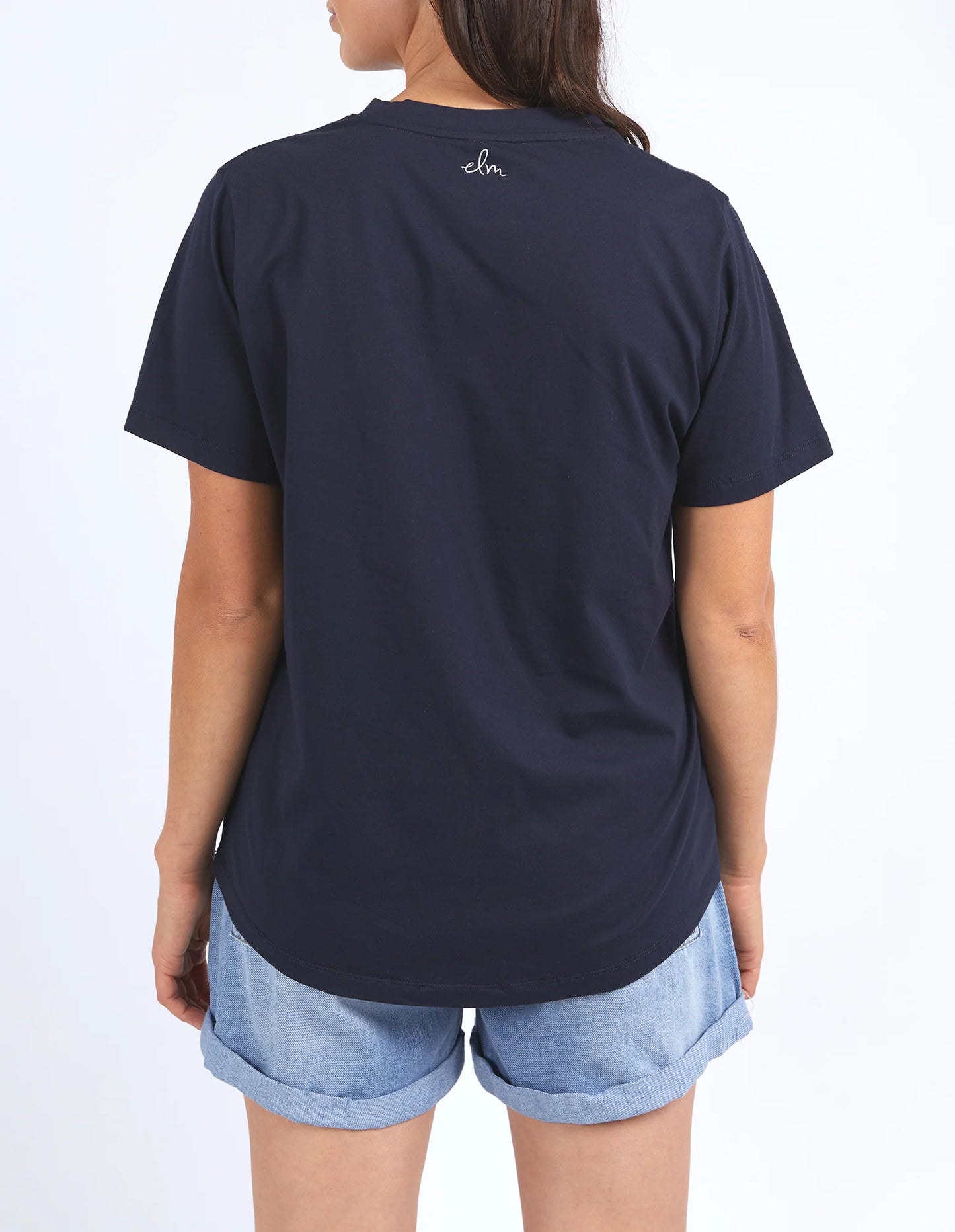 Elm Sparkle Star Tee Navy/Silver Foil