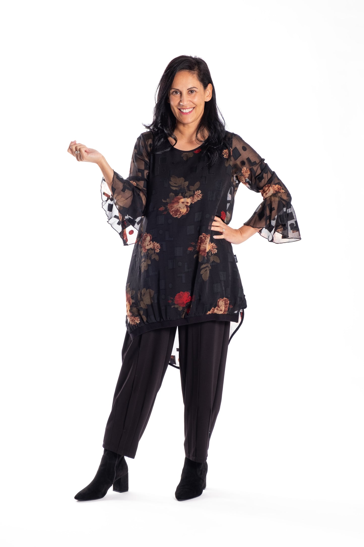 Jellicoe Night Fever Tunic Roses