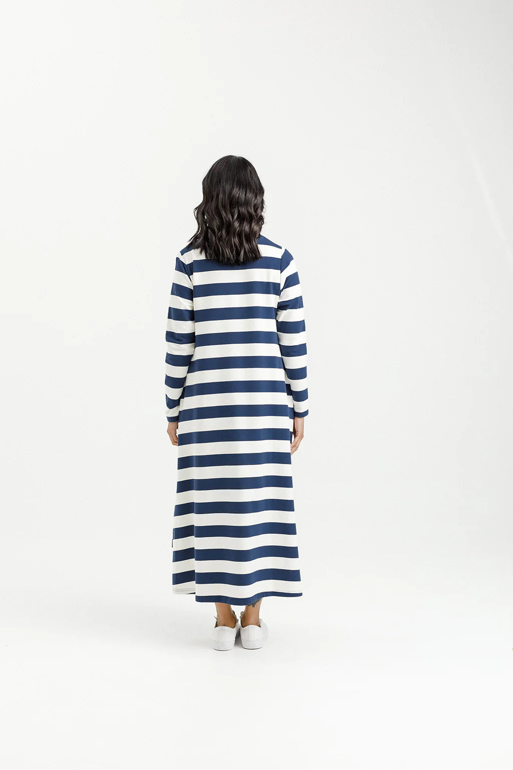 Home-lee Kinsley Midi Dress - Ink Stripe